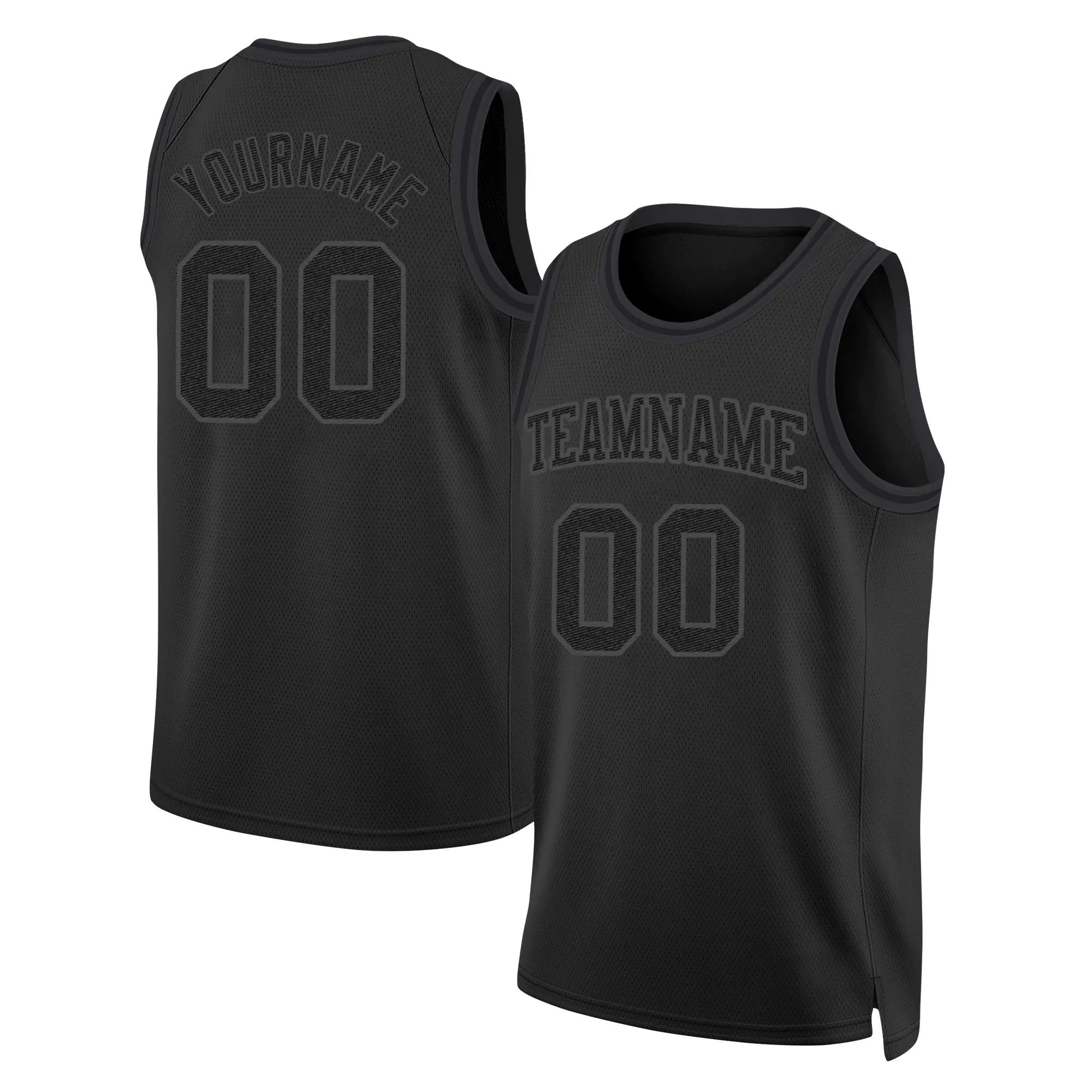 black black steel gray throwback custom basketball jersey twws5