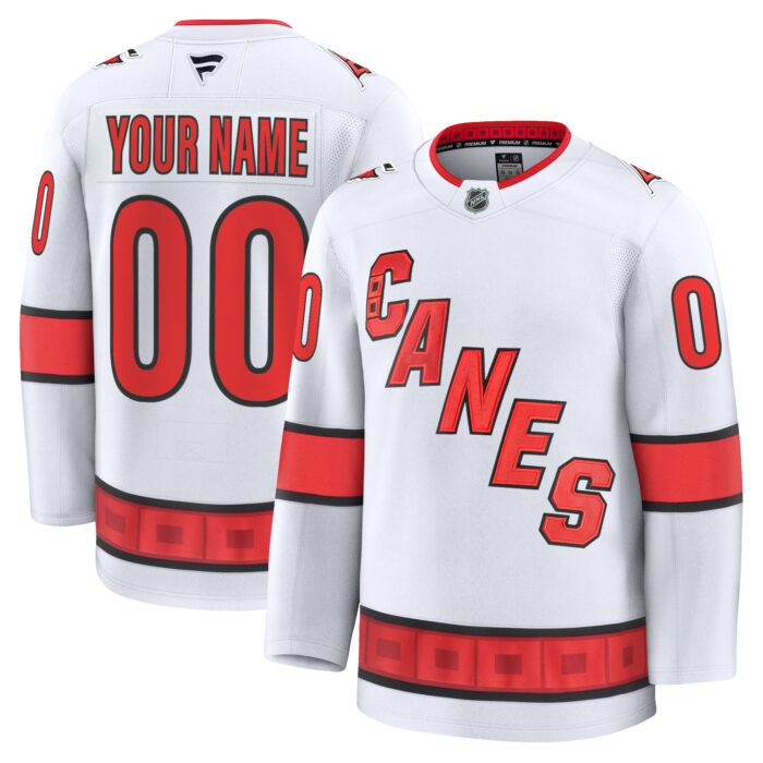 carolina hurricanes premium custom jersey all stitched 67zrp
