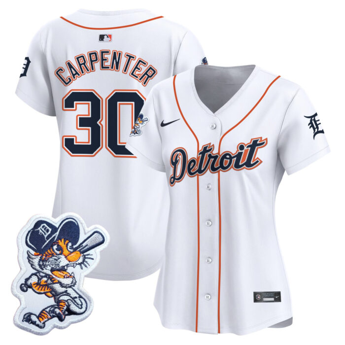 womens detroit tigers paws patch vapor premier limited jersey all stitched