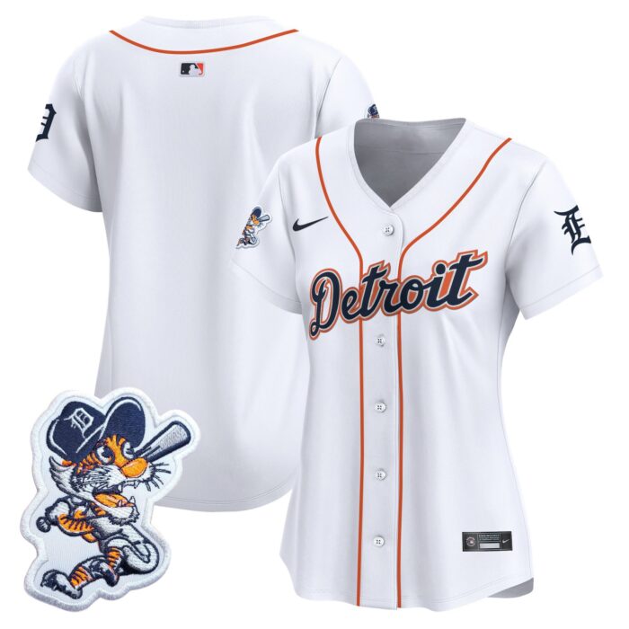 womens detroit tigers paws patch vapor premier limited jersey all stitched uaaws